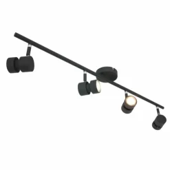 Luminaires Steinhauer Éclairage Led|Plafonnier Steinhauer Natasja LED Noir, 4 lumières