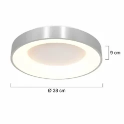 Luminaires Steinhauer Éclairage Led|Plafonnier Steinhauer Ringlede Noir, 1 lumière