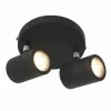 Luminaires Steinhauer Éclairage Led|Plafonnier Steinhauer Upround LED Noir, 2 lumières