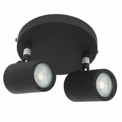 Luminaires Steinhauer Éclairage Led|Plafonnier Steinhauer Upround LED Noir, 2 lumières