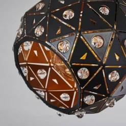 hofstein Spots Et Projecteurs|Plafonnier Sunasau Noir, 1 lumière