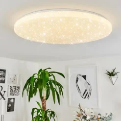 Plafonnier Sweet LED Blanc, 1 lumière, Télécommandes