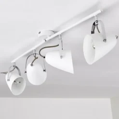 hofstein Spots Et Projecteurs|Plafonnier Tihila Blanc, 4 lumières