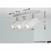 Luminaires Trio Spots Et Projecteurs|Plafonnier Trio 8024 Blanc, 3 lumières