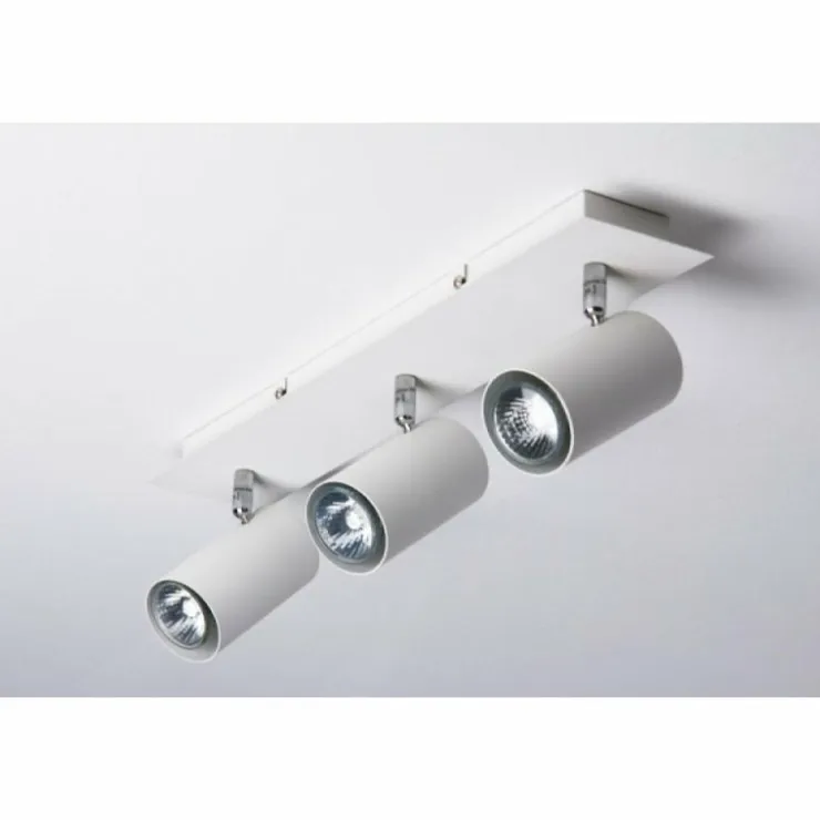 Luminaires Trio Spots Et Projecteurs|Plafonnier Trio 8024 Blanc, 3 lumières