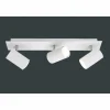 Luminaires Trio Spots Et Projecteurs|Plafonnier Trio 8024 Blanc, 3 lumières