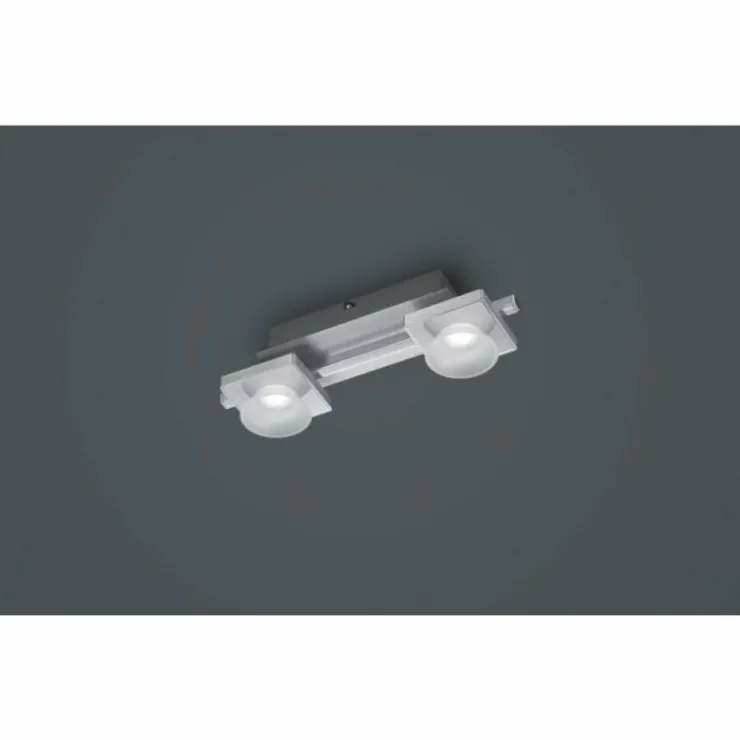 Luminaires Trio Éclairage Led|Plafonnier Trio 8265 LED Aluminium, 2 lumières