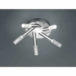 Luminaires Trio Éclairage Led|Plafonnier Trio 2824 LED Chrome, 5 lumières