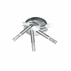 Luminaires Trio Éclairage Led|Plafonnier Trio 2824 LED Chrome, 5 lumières