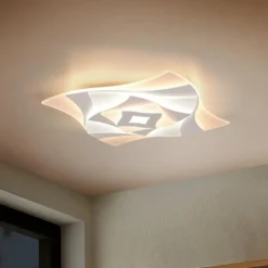 Luminaires Trio Éclairage Led|Plafonnier Trio AKITA LED Blanc, 1 lumière, Télécommandes