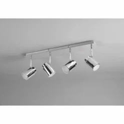 Luminaires Trio Spots Et Projecteurs|Plafonnier Trio Angelo Chrome, 4 lumières