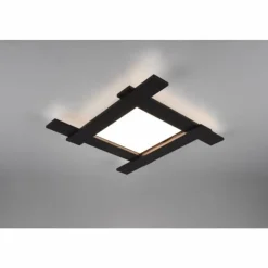 Luminaires Trio Éclairage Led|Plafonnier Trio Belfast LED Noir, 5 lumières