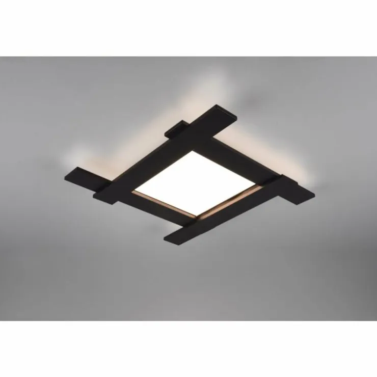 Luminaires Trio Éclairage Led|Plafonnier Trio Belfast LED Noir, 5 lumières