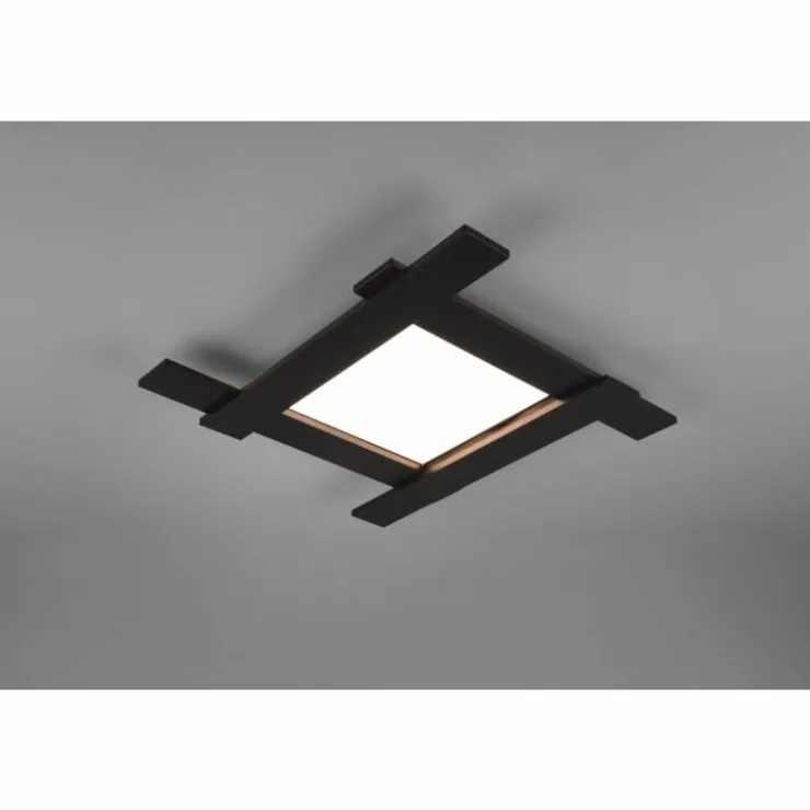 Luminaires Trio Éclairage Led|Plafonnier Trio Belfast LED Noir, 5 lumières