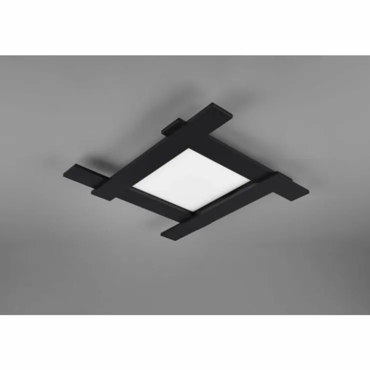Luminaires Trio Éclairage Led|Plafonnier Trio Belfast LED Noir, 5 lumières