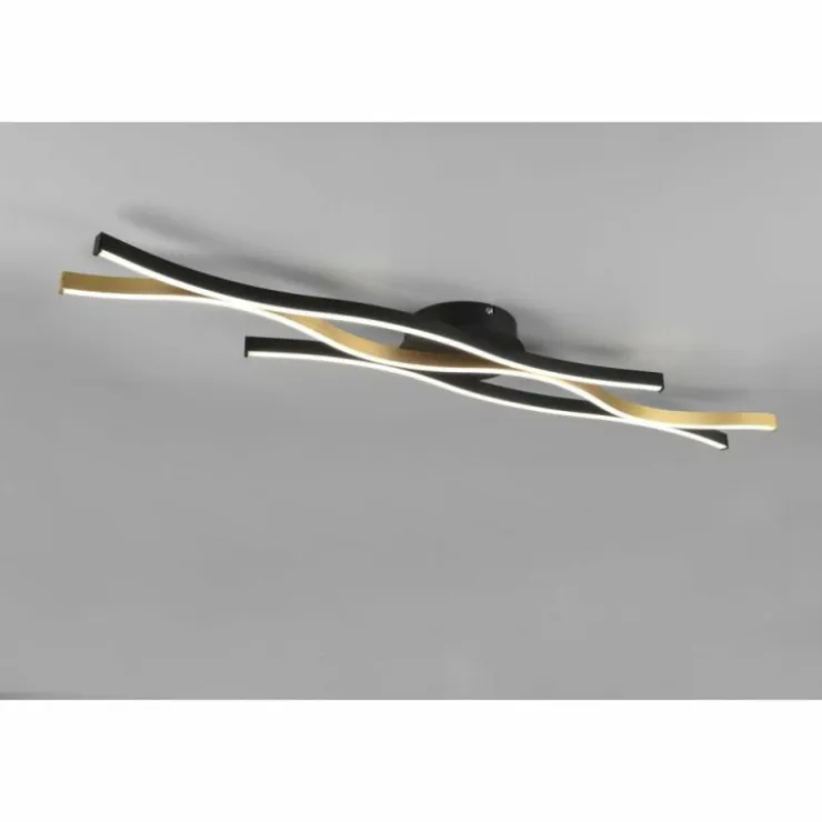 Luminaires Trio Éclairage Led|Plafonnier Trio Blaze LED Laiton, 1 lumière