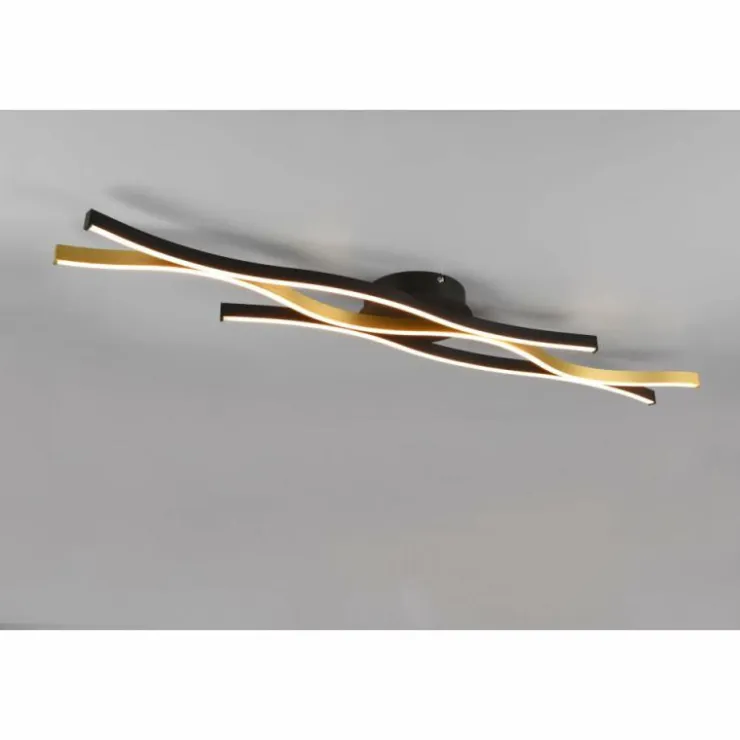 Luminaires Trio Éclairage Led|Plafonnier Trio Blaze LED Laiton, 1 lumière