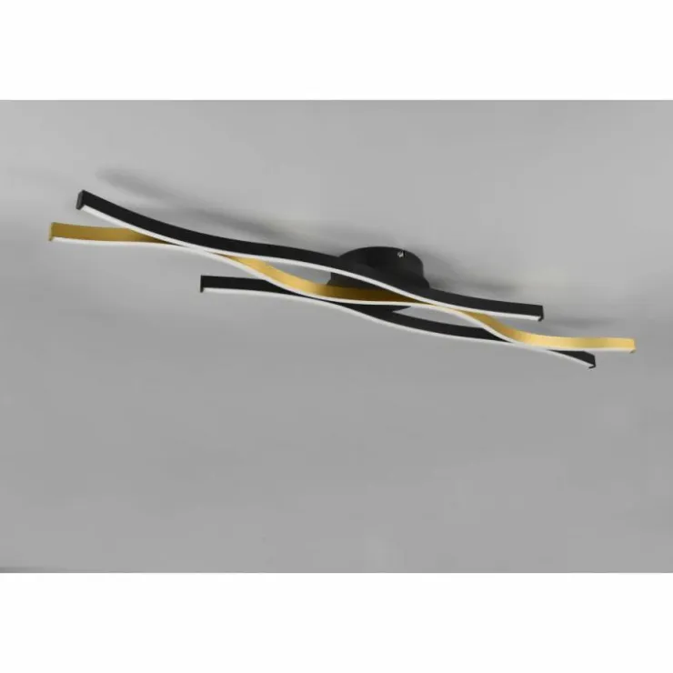 Luminaires Trio Éclairage Led|Plafonnier Trio Blaze LED Laiton, 1 lumière