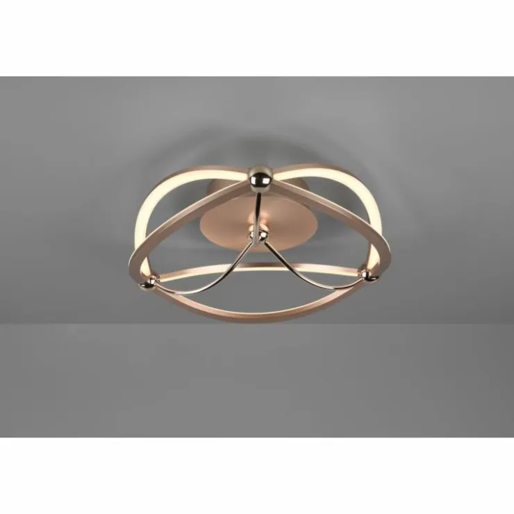 Luminaires Trio Éclairage Led|Plafonnier Trio Charivari LED Laiton, 1 lumière