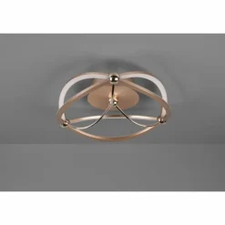 Luminaires Trio Éclairage Led|Plafonnier Trio Charivari LED Laiton, 1 lumière