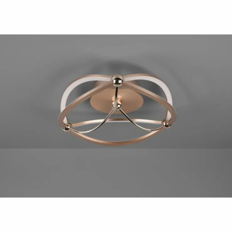Luminaires Trio Éclairage Led|Plafonnier Trio Charivari LED Laiton, 1 lumière