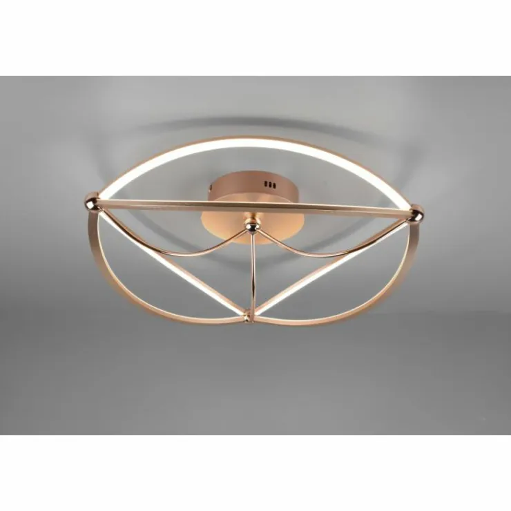Luminaires Trio Éclairage Led|Plafonnier Trio Charivari LED Laiton, 1 lumière