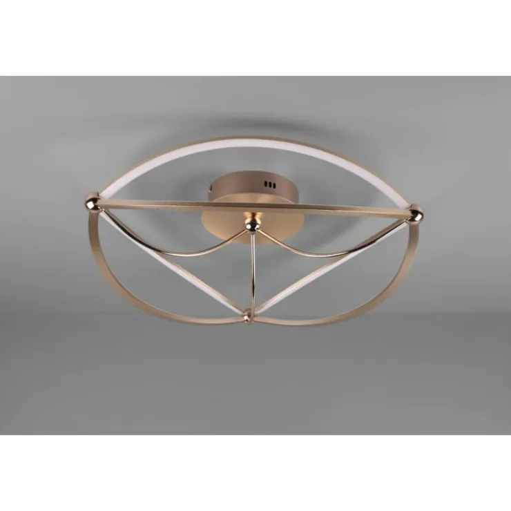 Luminaires Trio Éclairage Led|Plafonnier Trio Charivari LED Laiton, 1 lumière