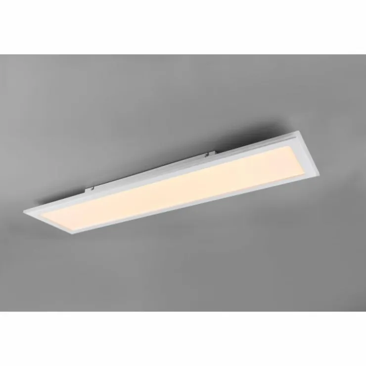 Luminaires Trio Éclairage Led|Plafonnier Trio Columbia LED Blanc, 1 lumière, Télécommandes, Changeur de couleurs