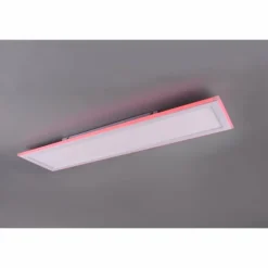 Luminaires Trio Éclairage Led|Plafonnier Trio Columbia LED Blanc, 1 lumière, Télécommandes, Changeur de couleurs