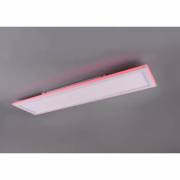 Luminaires Trio Éclairage Led|Plafonnier Trio Columbia LED Blanc, 1 lumière, Télécommandes, Changeur de couleurs