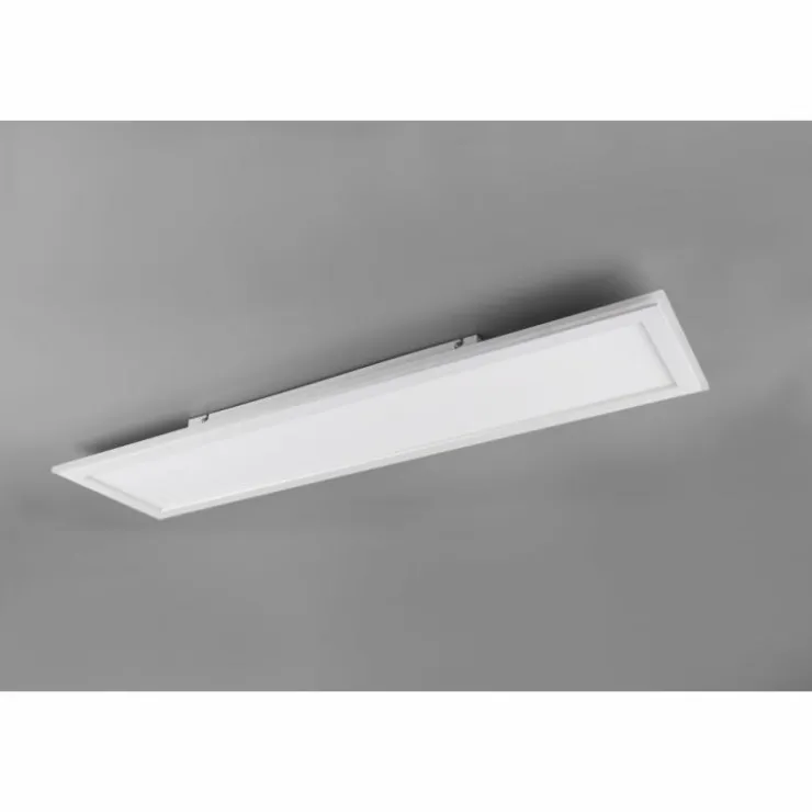 Luminaires Trio Éclairage Led|Plafonnier Trio Columbia LED Blanc, 1 lumière, Télécommandes, Changeur de couleurs