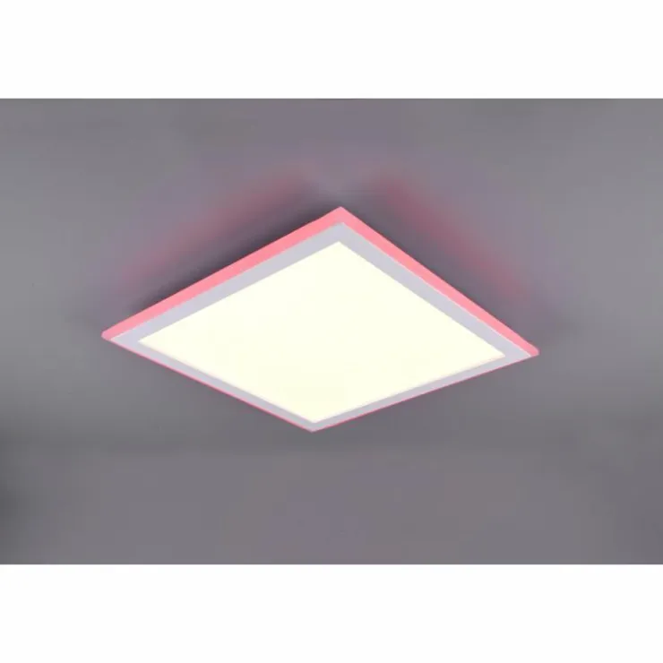 Luminaires Trio Éclairage Led|Plafonnier Trio Columbia LED Blanc, 1 lumière, Télécommandes, Changeur de couleurs