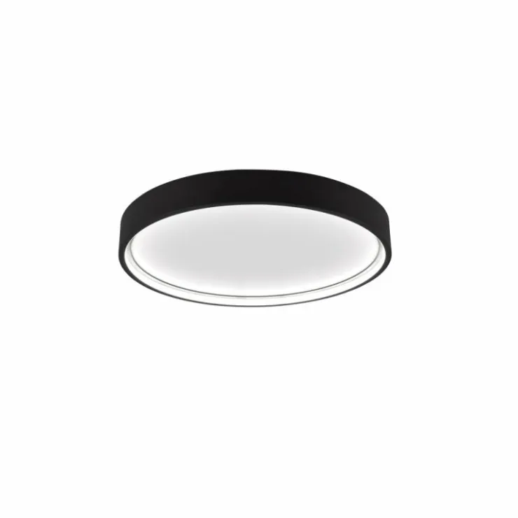 Luminaires Trio Éclairage Led|Plafonnier Trio DOHA LED Noir, 1 lumière