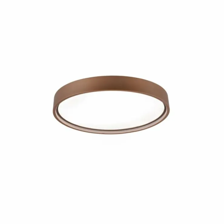 Luminaires Trio Éclairage Led|Plafonnier Trio DOHA LED Brun, 1 lumière