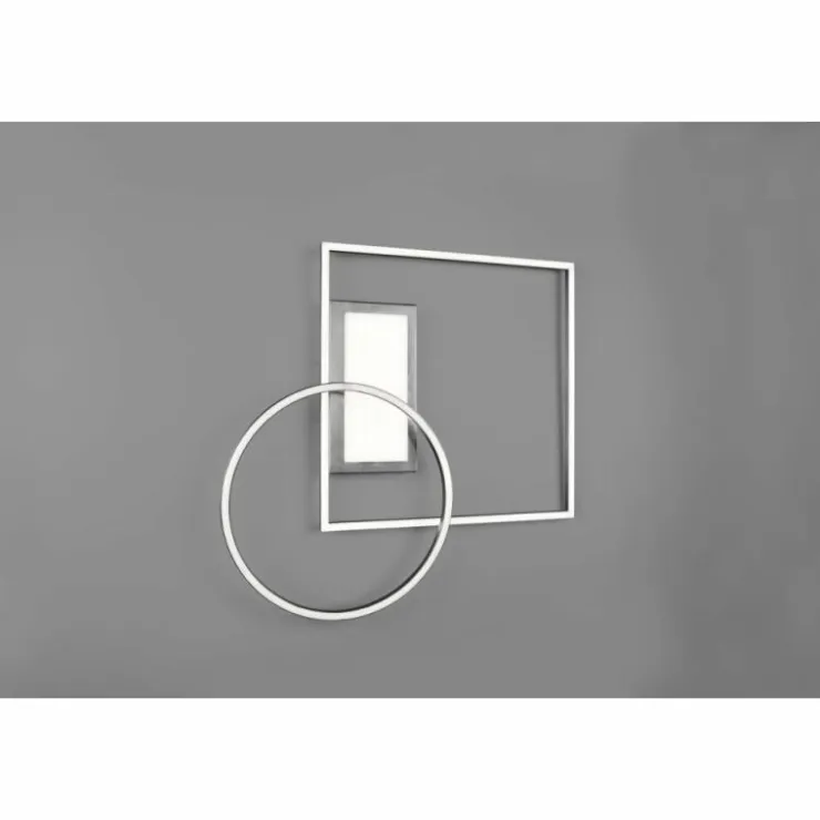 Luminaires Trio Éclairage Led|Plafonnier Trio Downey LED Nickel mat, 1 lumière, Télécommandes