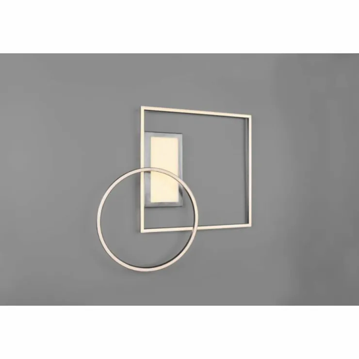 Luminaires Trio Éclairage Led|Plafonnier Trio Downey LED Nickel mat, 1 lumière, Télécommandes