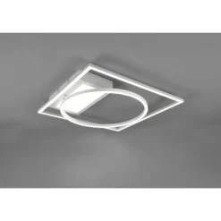 Luminaires Trio Éclairage Led|Plafonnier Trio Downey LED Blanc, 1 lumière, Télécommandes
