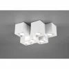 Luminaires Trio Plafonniers|Plafonnier Trio Fernando Blanc, 6 lumières