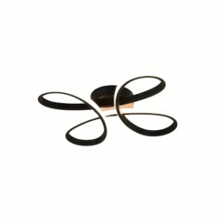 Luminaires Trio Éclairage Led|Plafonnier Trio FLY LED Noir, 1 lumière