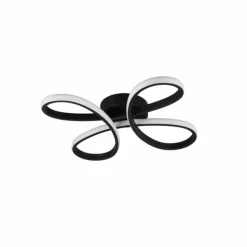 Luminaires Trio Éclairage Led|Plafonnier Trio FLY LED Noir, 1 lumière