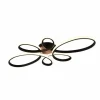 Luminaires Trio Éclairage Led|Plafonnier Trio FLY LED Noir, 1 lumière