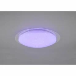 Luminaires Trio Éclairage Led|Plafonnier Trio Frodeno LED Blanc, 2 lumières, Télécommandes, Changeur de couleurs