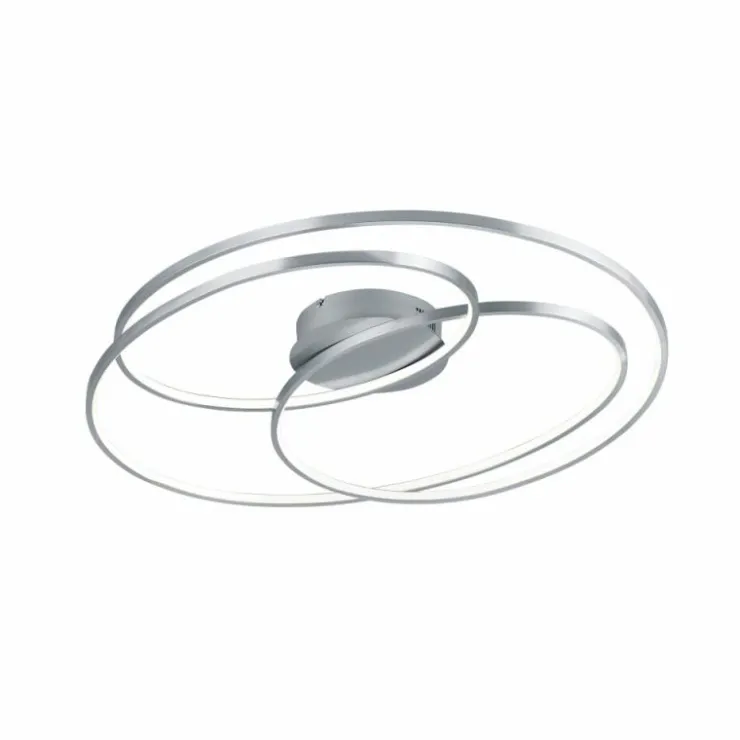 Luminaires Trio Éclairage Led|Plafonnier Trio Gale LED Nickel mat, 1 lumière