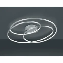 Luminaires Trio Éclairage Led|Plafonnier Trio Gale LED Nickel mat, 1 lumière