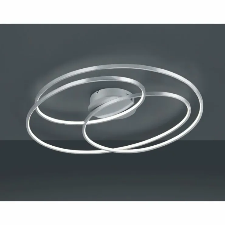 Luminaires Trio Éclairage Led|Plafonnier Trio Gale LED Nickel mat, 1 lumière