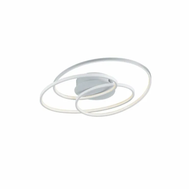 Luminaires Trio Éclairage Led|Plafonnier Trio Gale LED Blanc, 1 lumière