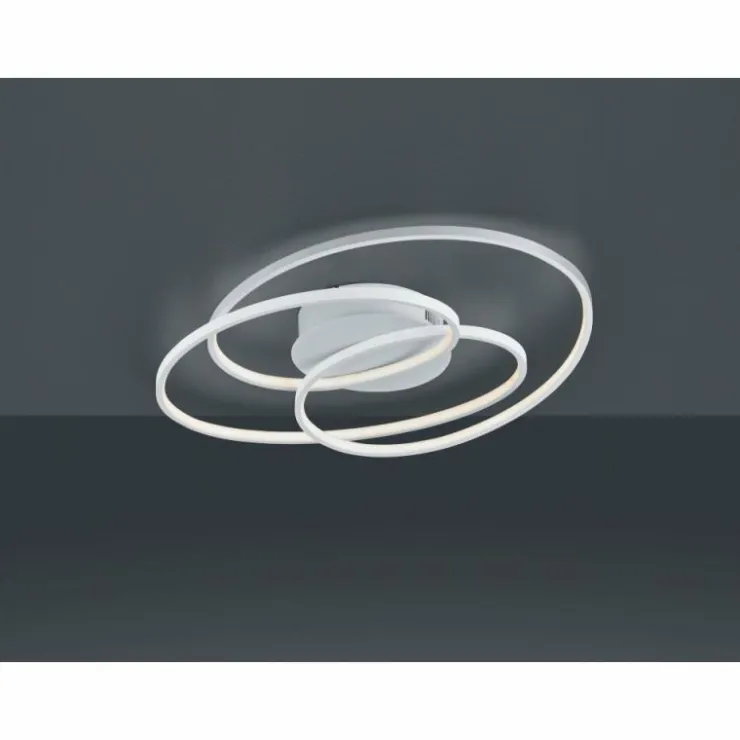 Luminaires Trio Éclairage Led|Plafonnier Trio Gale LED Blanc, 1 lumière
