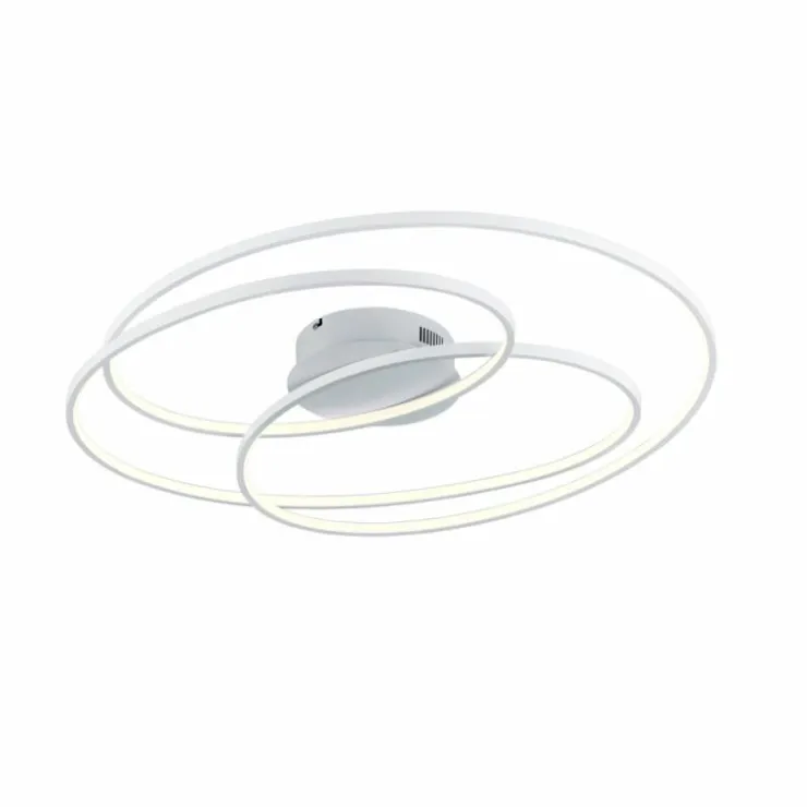 Luminaires Trio Éclairage Led|Plafonnier Trio Gale LED Blanc, 1 lumière