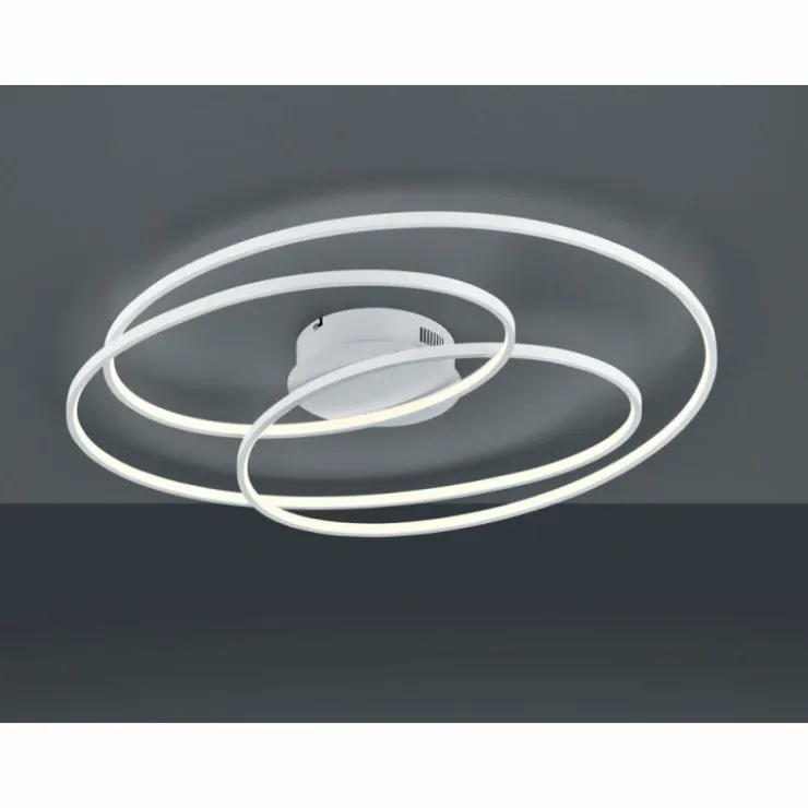 Luminaires Trio Éclairage Led|Plafonnier Trio Gale LED Blanc, 1 lumière
