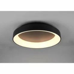 Luminaires Trio Éclairage Led|Plafonnier Trio Girona LED Noir, 1 lumière, Télécommandes